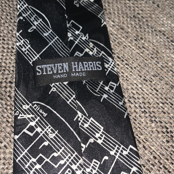 HAND made Vintage, Music teacher necktie, Steve Harris sheet music - Picture 5 of 5